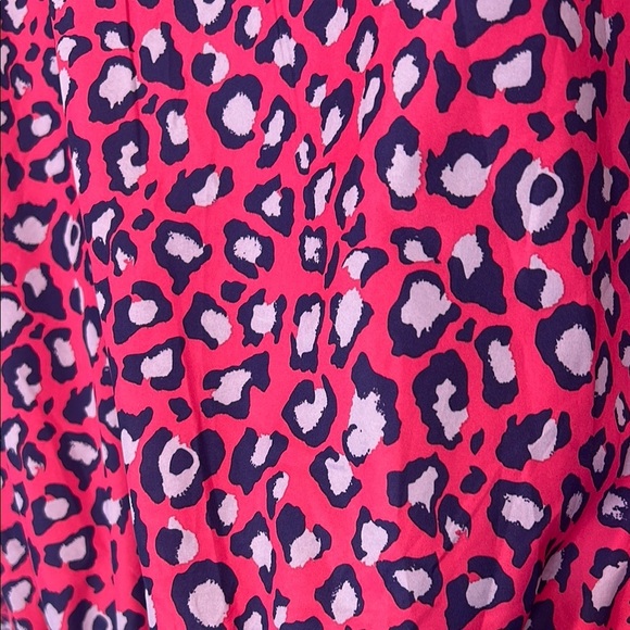 Frank Cheetah Lisa animal print Purple Pink Leopard lightweight Jacket women M - Picture 7 of 10